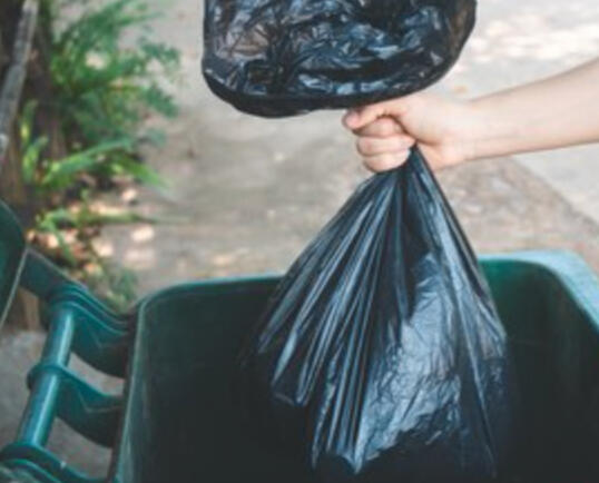 PLACE BAG IN BIN